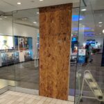 Storefront Glass Door Replacement Virginia Washington DC Maryland Emergency Break in Burglary Storefront Business Same Day Expedited Express