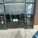 Commercial Door Repair Warrenton VA Storefront Business Front Entrance leaking closer lock panic Metal Back Emergency Glass Same Day