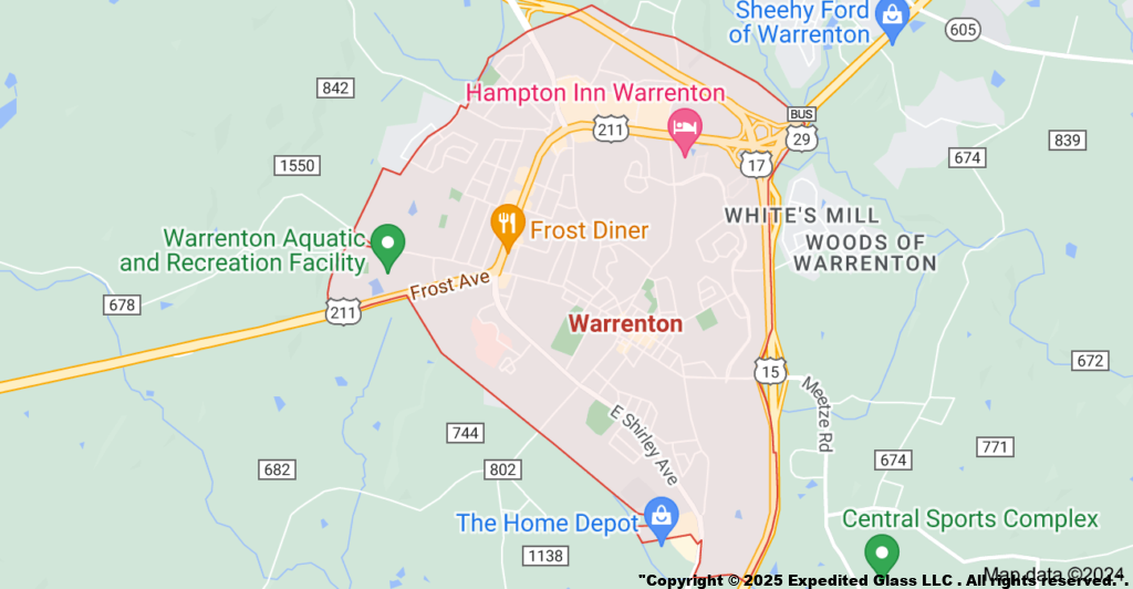 Window Glass Replacement Services Warrenton VA 24/7 Same Day Emergency Shattered Storefront Business Retail Residential Single Double Pane
Warrenton VA Near By Serving Cites
Amissville ,VA | Bealeton ,VA | Brandy Station ,VA | Broad Run ,VA | Calverton ,VA | Casanova ,VA | Castleton ,VA | Catlett ,VA | Flint Hill ,VA | Gainesville ,VA | Hume ,VA | Jeffersonton ,VA | Marshall ,VA | Midland ,VA | Nokesville ,VA | Orlean ,VA | Remington ,VA | Rixeyville ,VA | The Plains ,VA | Upperville ,VA | Viewtown ,VA.
Warrenton VA Zip Codes
Zip Code 20186 | Zip Code 20188 | Zip Code 20187.