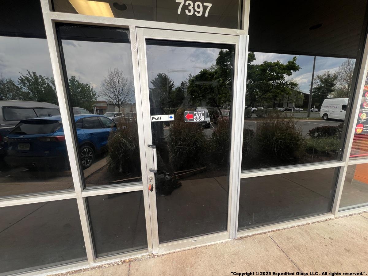 Broken Door Pivot Repair Expedited Glass