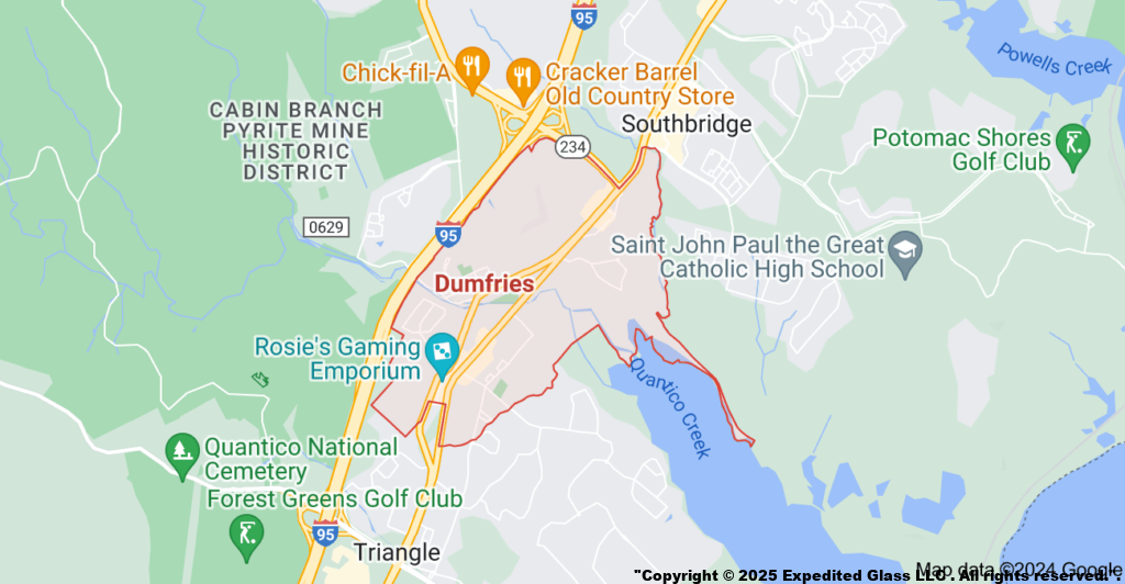 Emergency Glass Repair Dumfries VA 24/7 Storefront Door Window 24 Hr Same Day Commercial Residential Home Single Double Pane Board Up
Expedited Glass provides 24/7 Emergency Glass repair services in Dumfries VA. Our local team will show up in 45 minutes or less after receiving your call. Often we provide same day service for both commercial & residential properties. In addition, we provide emergency board up services if needed.
