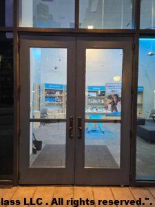 Clinton MD Commercial Door Repair 24/7 Emergency Same Day Broken Pivot Hinge Leaking closer Panic Bar Locksmith Storefront Replacement glass