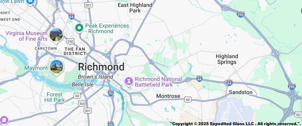 Window Glass Replacement Services in Richmond VA Commercial Residential Express & Same Day Service Double Single Pane Safety tempered Store
Richmond VA Near By Serving Cities
Chester ,VA | Chesterfield ,VA | Glen Allen ,VA | Mechanicsville ,VA | Midlothian ,VA
Sandston ,VA | Studley ,VA | University Of Richmond ,VA.
Richmond VA Zip Code
Zip Code 23219 | Zip Code 23220 | Zip Code 23221 | Zip Code 23225 | Zip Code 23226 | Zip Code 23230 | Zip Code 23218 | Zip Code 23222 | Zip Code 23223 | Zip Code 23224 | Zip Code 23227 | Zip Code 23234 | Zip Code 23237 | Zip Code 23232 | Zip Code 23235 | Zip Code 23236 | Zip Code 23249 | Zip Code 23260 | Zip Code 23261 | Zip Code 23274 | Zip Code 23276 | Zip Code 23282 | Zip Code 23284 | Zip Code 23241 | Zip Code 23250 | Zip Code 23269 | Zip Code 23278 | Zip Code 23279 | Zip Code 23285 | Zip Code 23286 | Zip Code 23289 | Zip Code 23290 | Zip Code 23291 | Zip Code 23295 | Zip Code 23292 | Zip Code 23293 | Zip Code 23297 | Zip Code 23298.